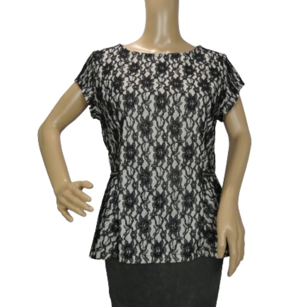 Jacqueline Riu Lace Blouse - Picture 2 of 8